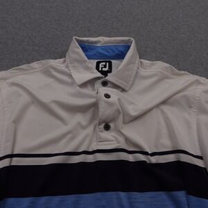 FootJoy Golf Polo Shirt‎ Short Sleeve Men's M ColorBlock Rugby Performance